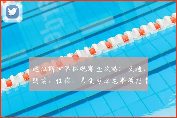 达拉斯世界杯观赛全攻略:交通、购票、住宿、美食与注意事项指南